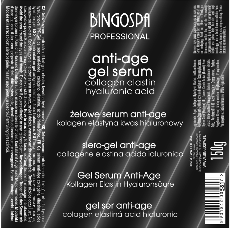 Żelowe serum Anti Age BINGOSPA Professional