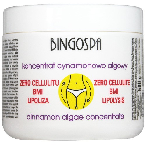 ZERO CELLULITE BMI LYPOLYSIS Cinnamon Algae Concentrate 500 g BINGOSPA