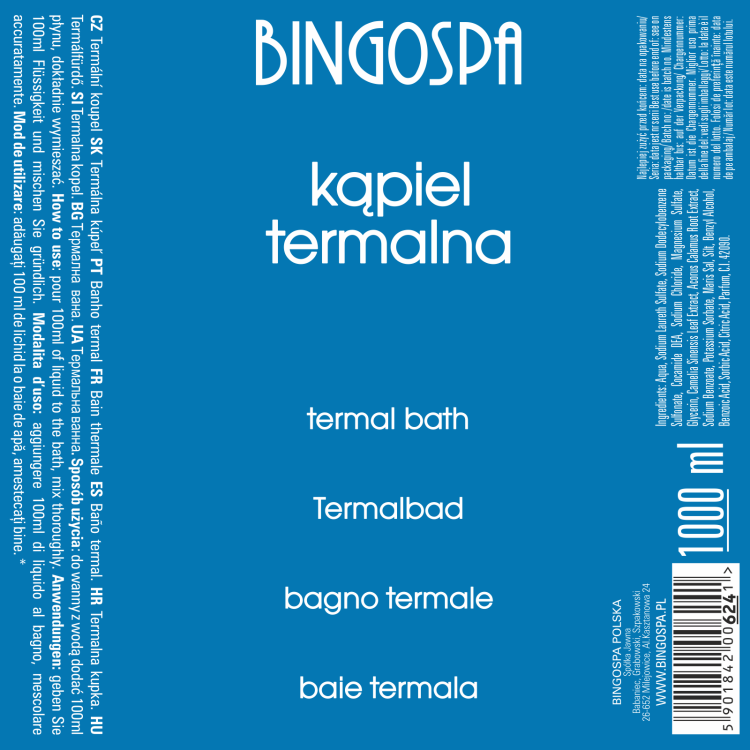 Kąpiel termalna BINGOSPA 1000 ml