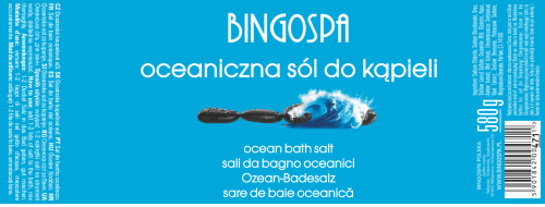 Oceaniczna sól do kąpieli BINGOSPA  etykieta