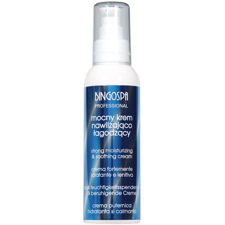 Mocny krem nawilżająco łagodzący DUŻY 150 gram BINGOSPA Professional