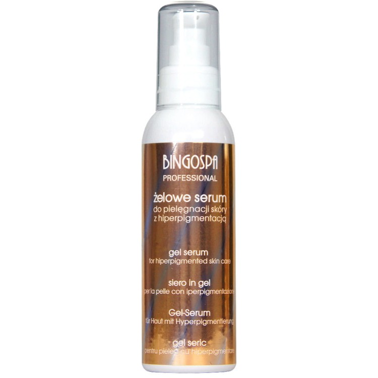 Żelowe serum do pielęgnacji skóry z hiperpigmentacją BINGOSPA Professional
