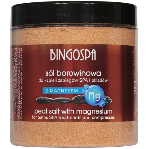 Sól borowinowa do kąpieli zabiegów SPA i okładów z magnezem 900 g