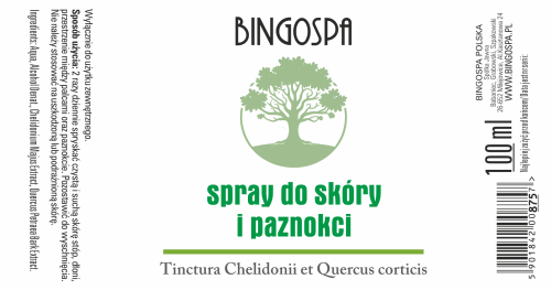 Spray do skóry i paznokci 100 ml BINGOSPA