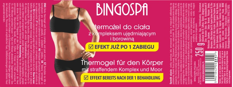 Termożel do ciała z kompleksem ujędrniającym i borowiną BINGOSPA slim & strong