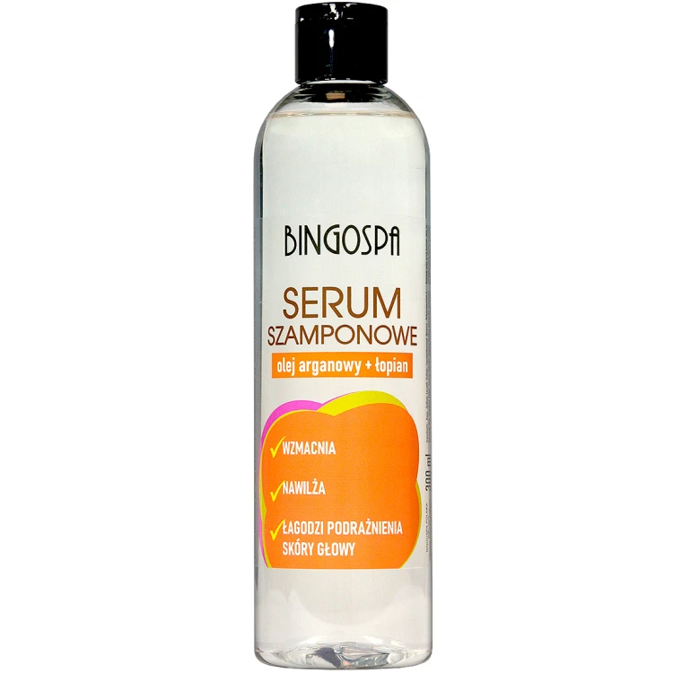 Serum szamponowe olej arganowy łopian 300 ml BINGOSPA