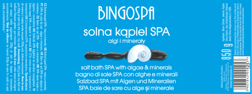 Solna kąpiel SPA - algi i minerały 850 g BINGOSPA