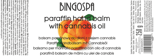 Balsam parafinowy do dłoni z olejem Cannabis 250 g BINGOSPA