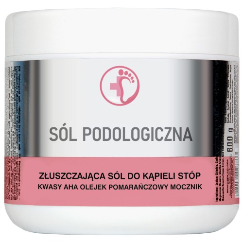 Sól podologiczna złuszczająca sól do kąpieli stóp 600 g BINGOSPA
