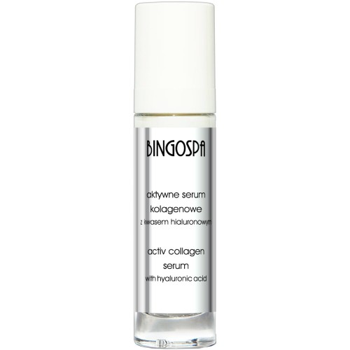 Aktywne serum kolagenowe z kwasem hialuronowym BINGOSPA
