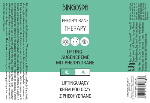 Liftingujący krem pod oczy z Pheohydrane 50 g