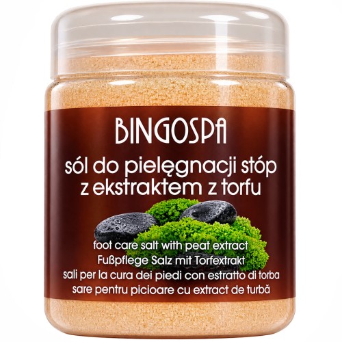 Sól do pielęgnacji stóp z ekstraktem z torfu BINGOSPA
