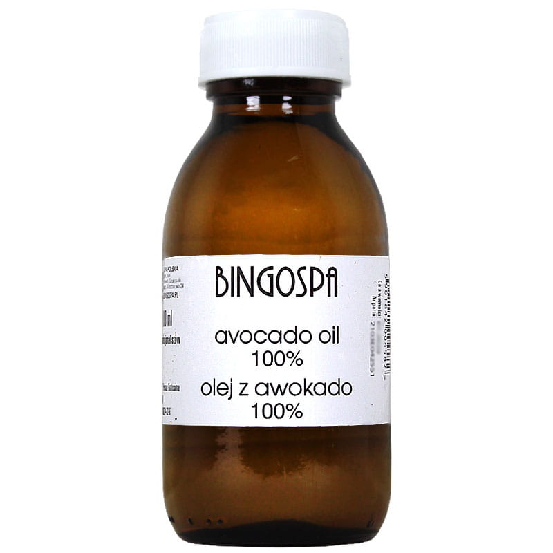BOMBA WITAMINOWA DLA SKÓRY Olej avocado 100 % BINGOSPA 100 ml