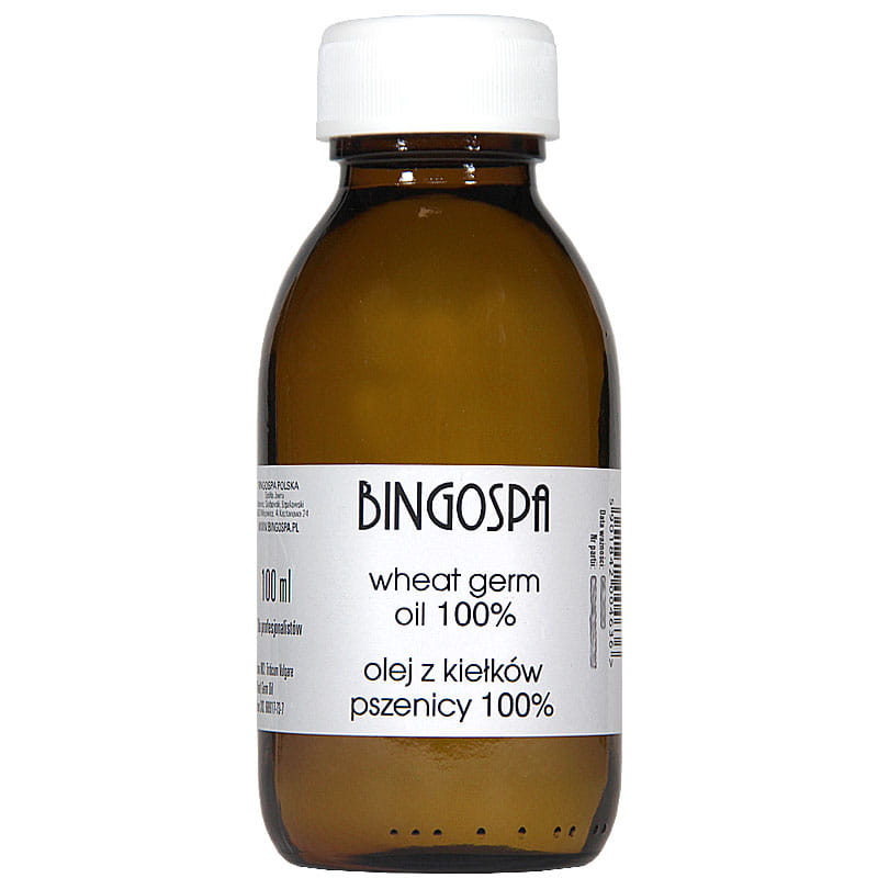 Olej z kiełków pszenicy 100% (Surowiec Kosmetyczny) BINGOSPA 100 ml