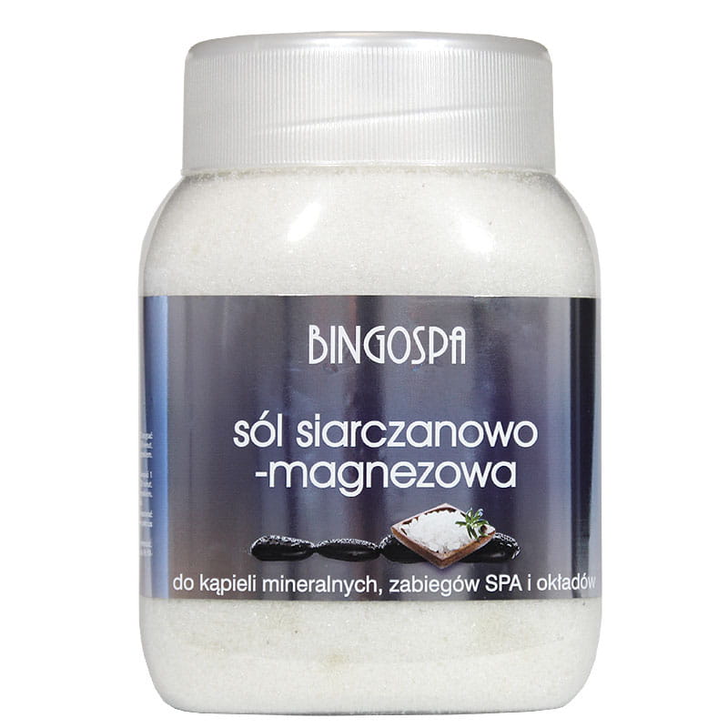 Sól siarczanowo-magnezowa do kąpieli mineralnych, okładów i peelingu BINGOSPA
