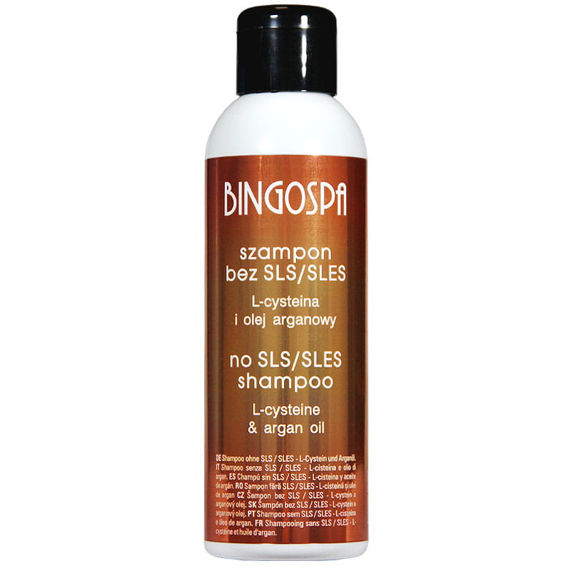Szampon bez SLS/SLES z L-cysteiną i olejem arganowym 150 ml BINGOSPA