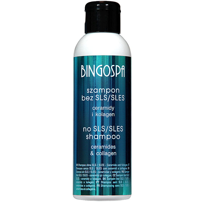 Szampon bez SLES/SLS z ceramidami i kolagenem 150 ml BINGOSPA