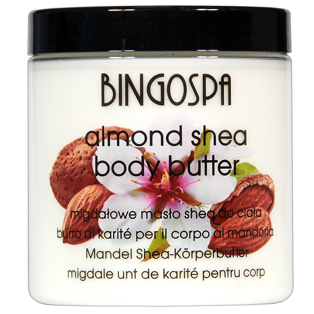 Migdałowe masło Shea do ciała BINGOSPA