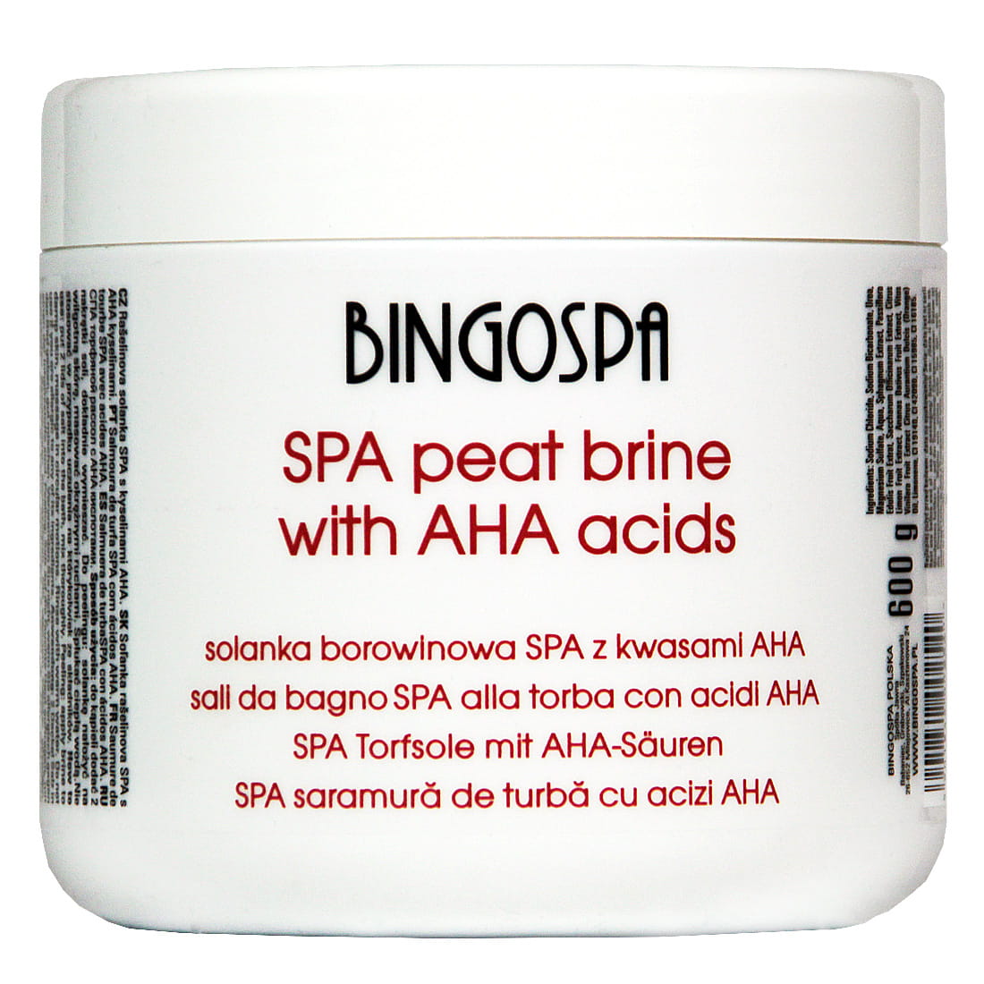Solanka borowinowa SPA z kwasami AHA BINGOSPA
