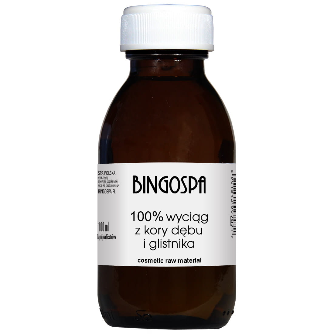 100% wyciąg z kory dębu i glistnika (surowiec kosmetyczny) BINGOSPA