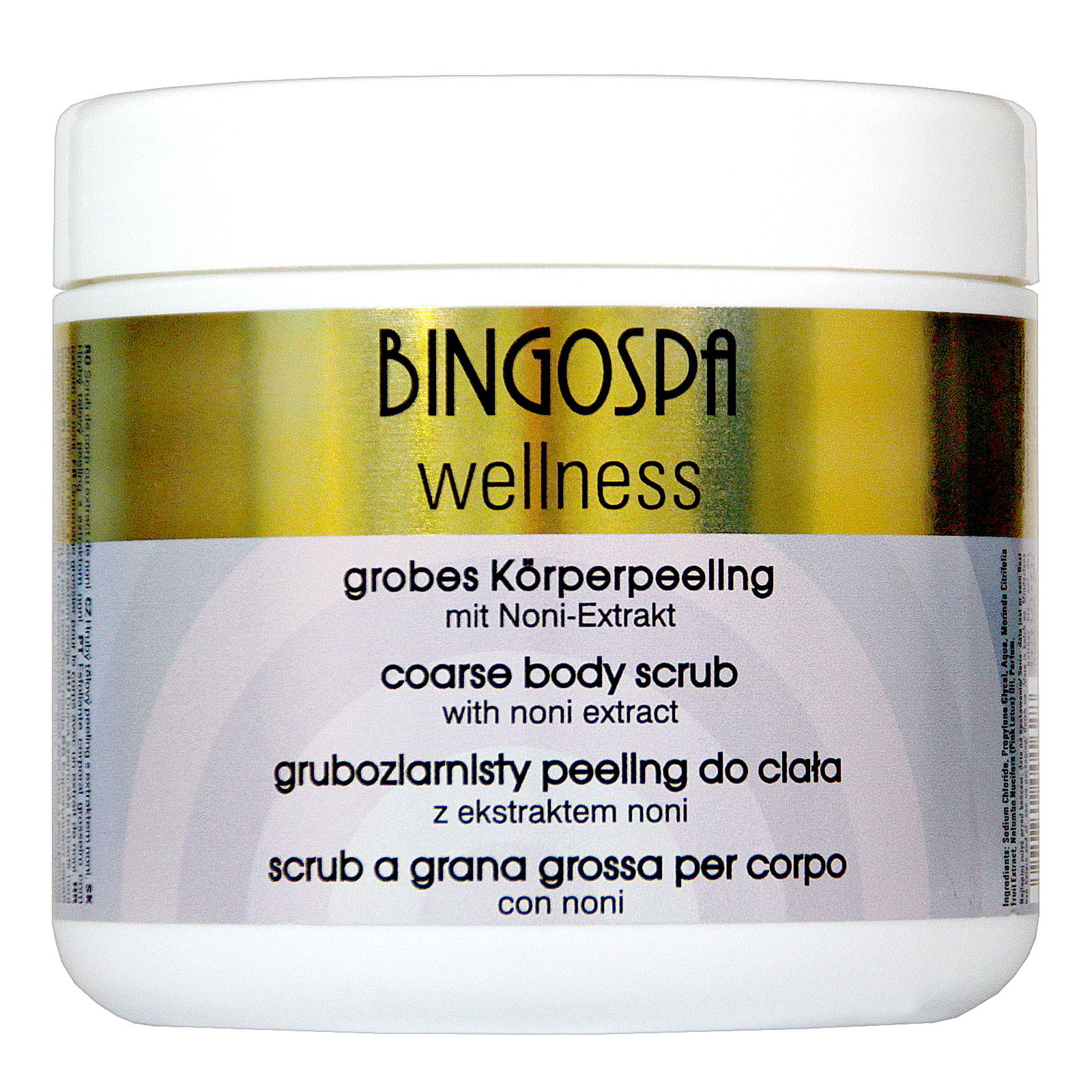 Gruboziarnisty peeling do ciała z Noni BINGOSPA wellness