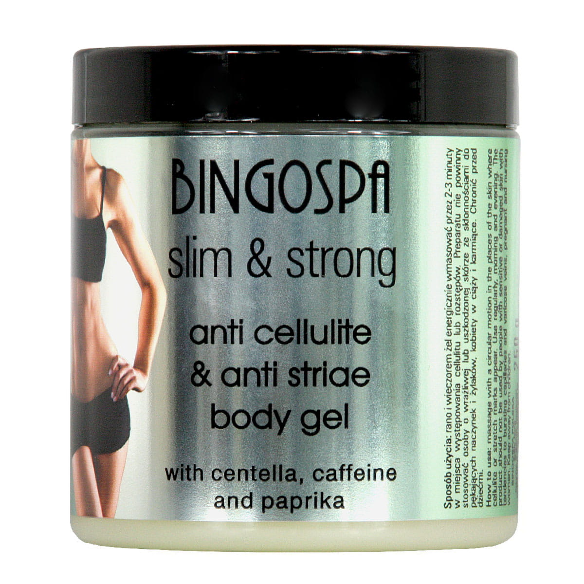 WYSZCZUPLANIE Żel do ciała z centellą, kofeiną i papryką BINGOSPA slim & strong