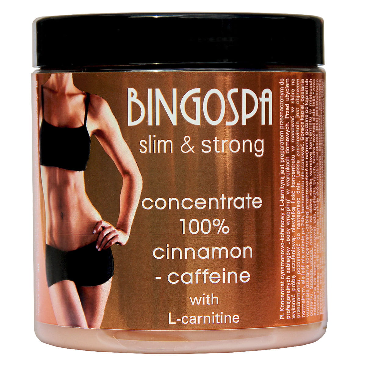 Koncentrat 100% cynamonowo-kofeinowy z L-karnityną BINGOSPA slim & strong
