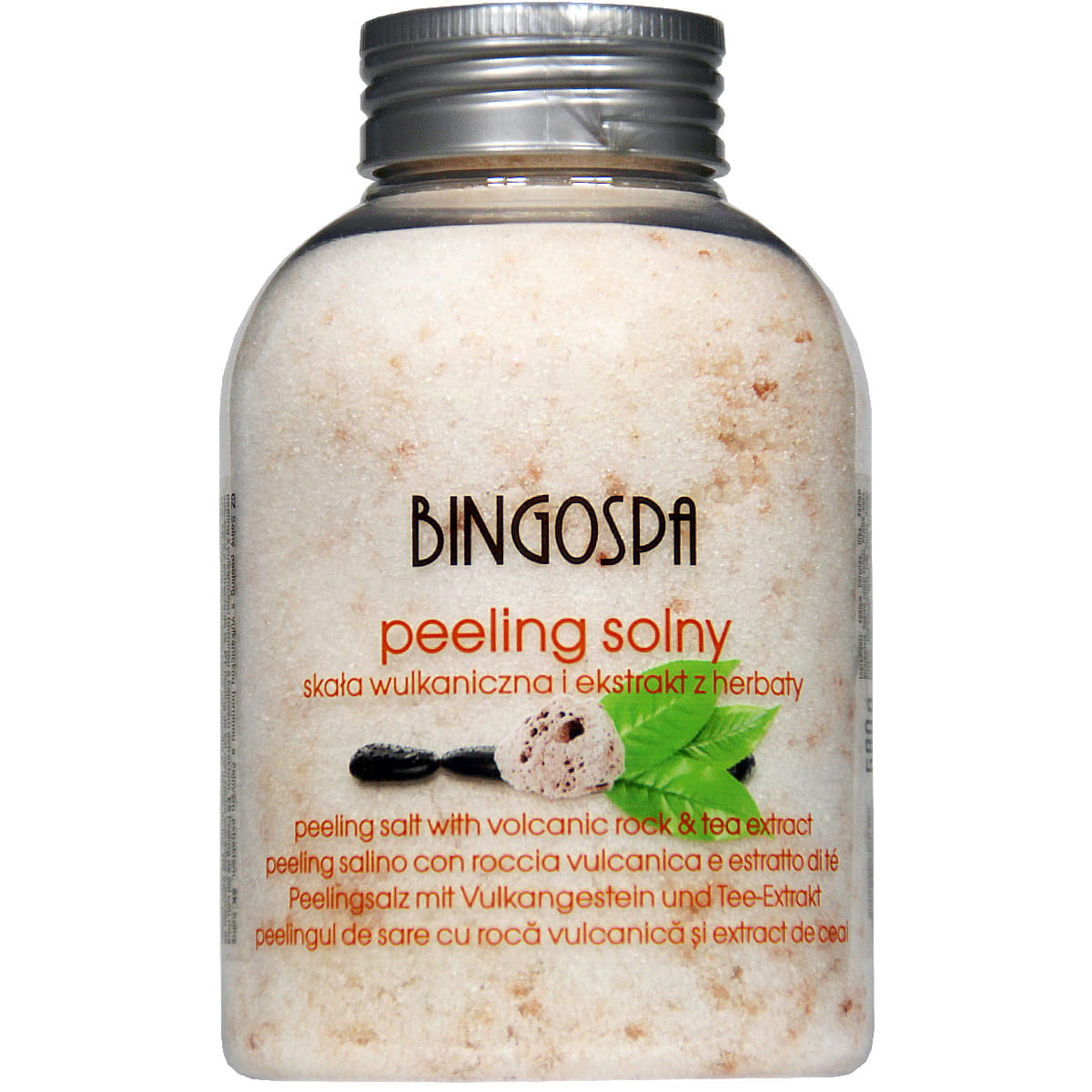 Peeling solny ze skałą wulkaniczną i herbatą BINGOSPA