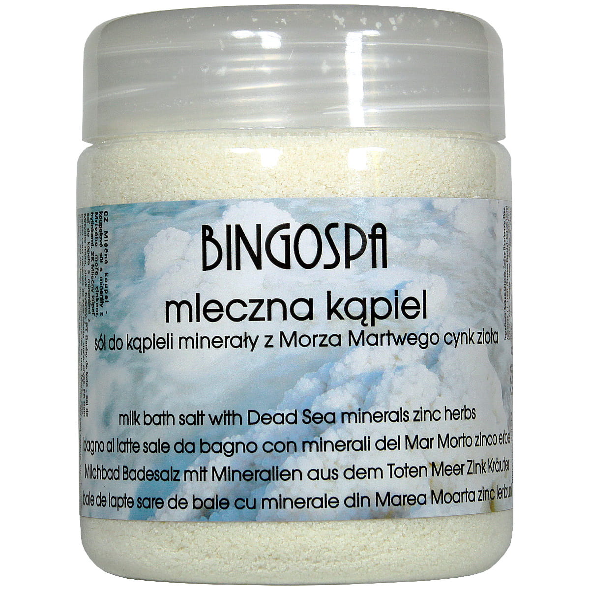 Mleczna kąpiel z minerałami z Morza Martwego BINGOSPA