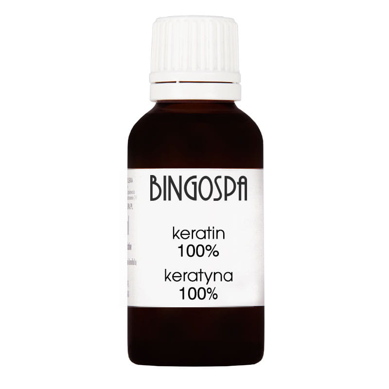 ZWIĘKSZA OBJĘTOŚĆ WŁOSÓW Keratyna 100% BINGOSPA 30 ml