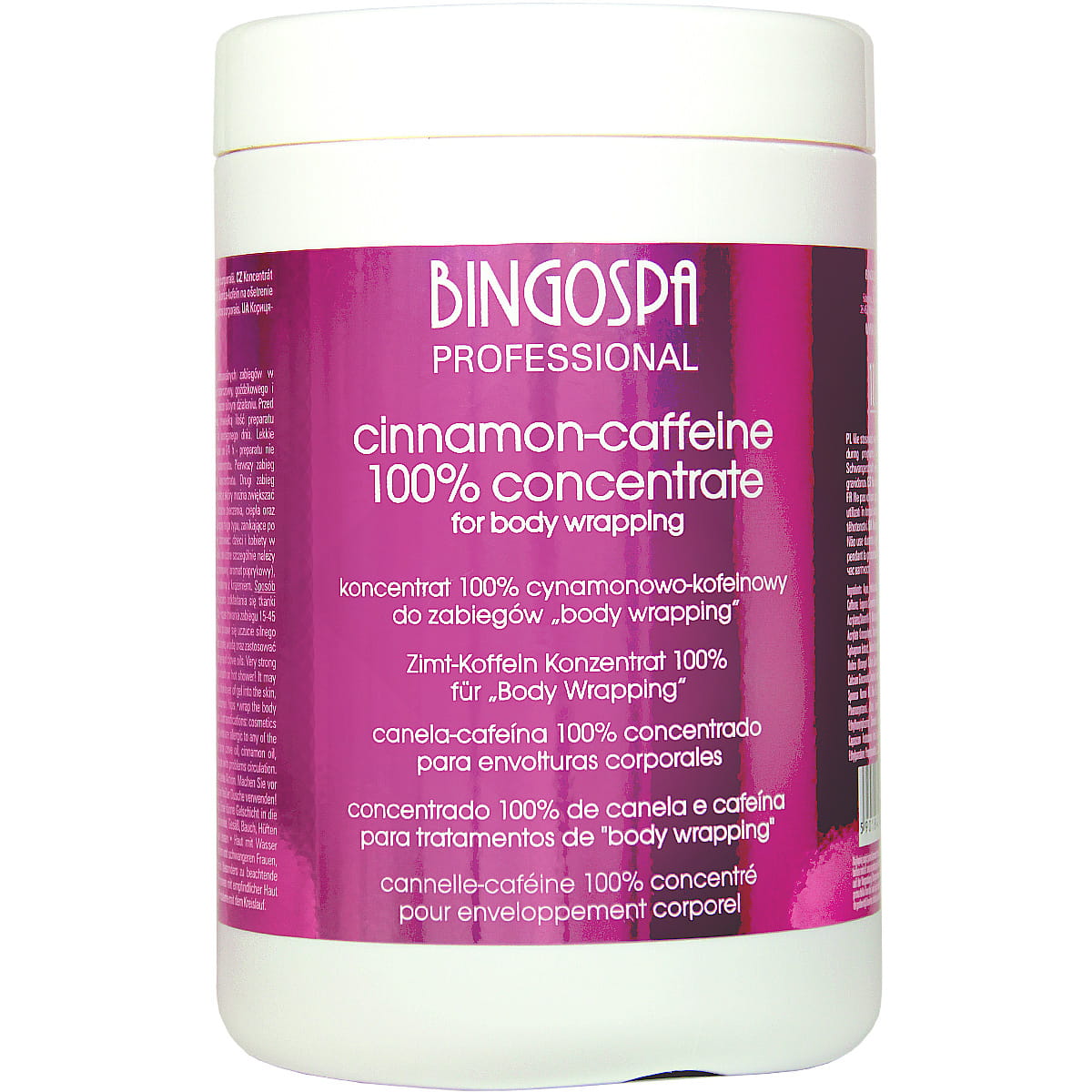 BARDZO MOCNY Koncentrat cynamonowo - kofeinowy 1000 g BINGOSPA Professional