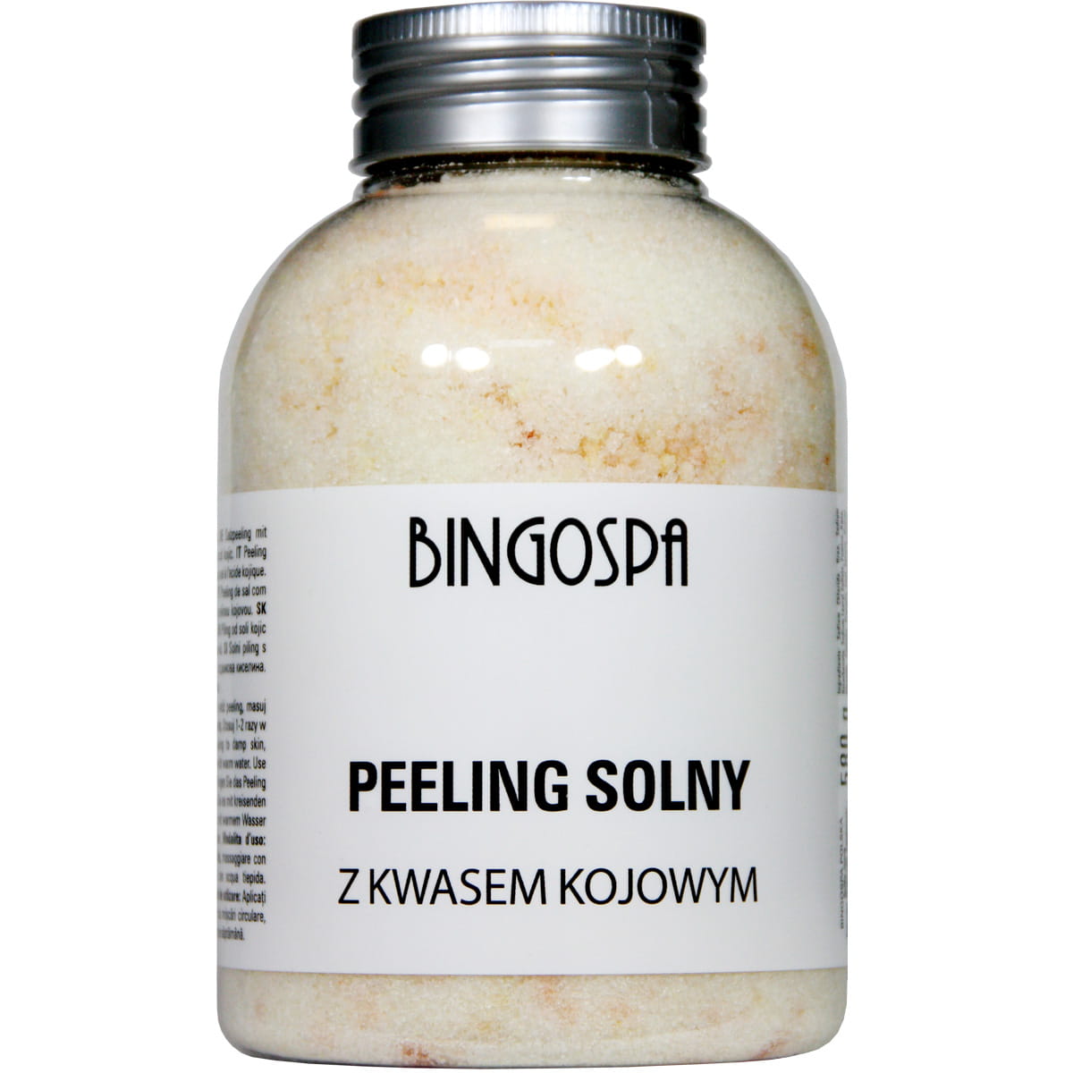 Peeling solny z kwasem kojowym 580 g BINGOSPA