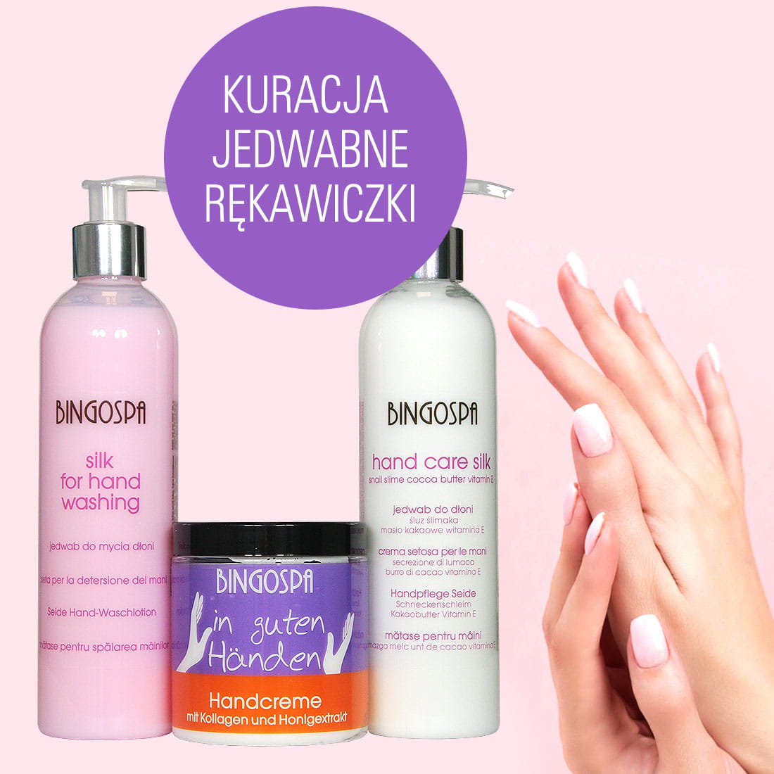Kuracja „Jedwabne rękawiczki” BINGOSPA