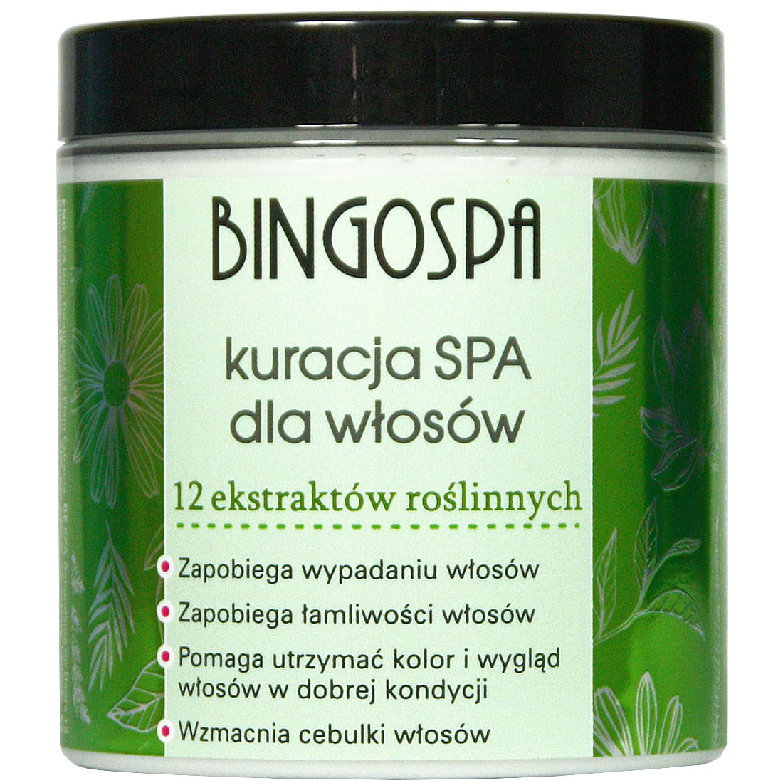 Kuracja SPA dla włosów 12 ekstraktów roslinnych 250 g