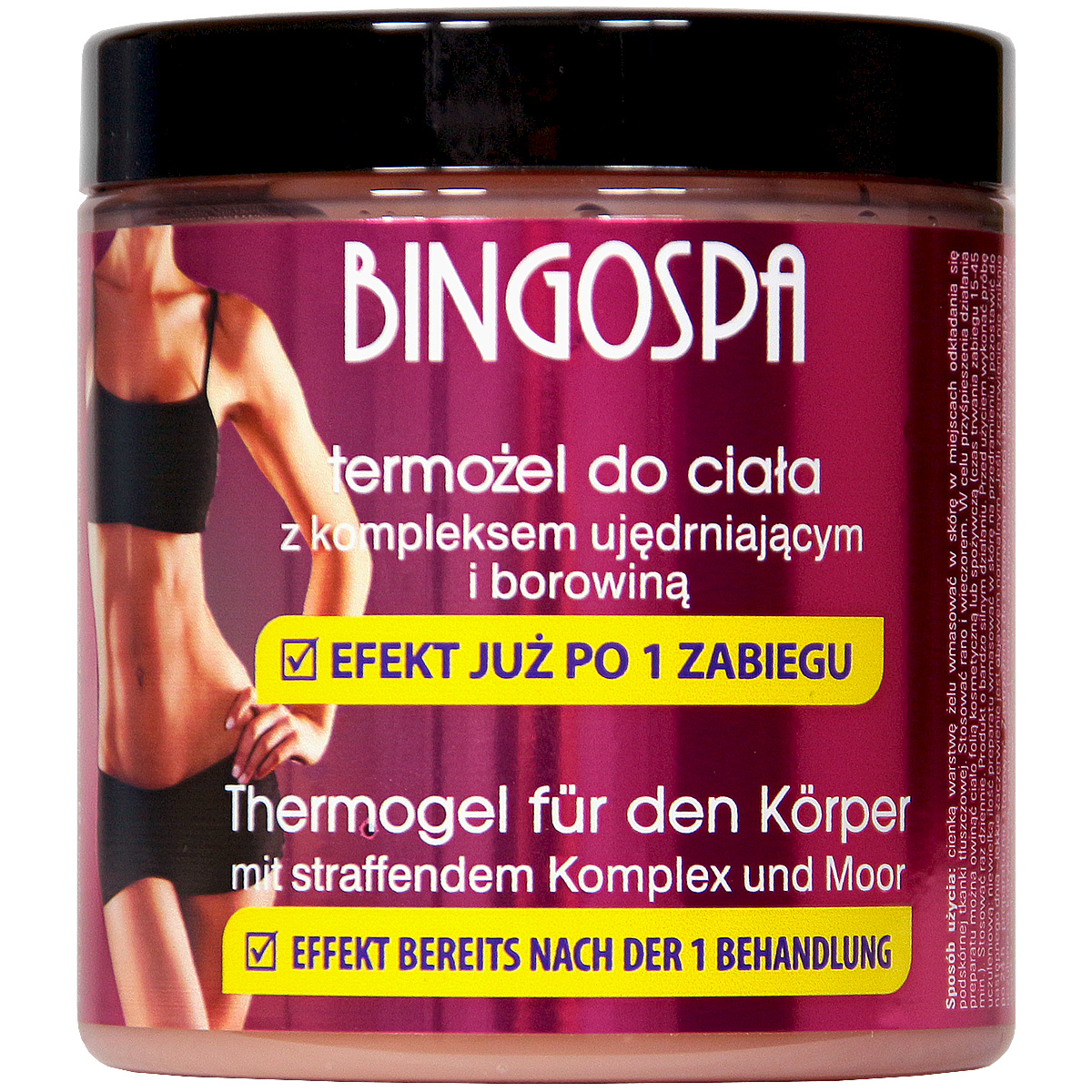 Termożel do ciała z kompleksem ujędrniającym i borowiną BINGOSPA slim & strong