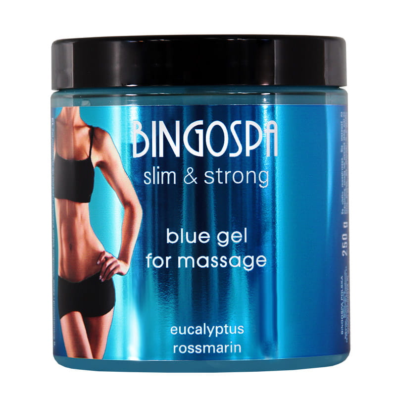 BÓL MIĘŚNI STAWÓW Żel niebieski z eukaliptusem i rozmarynem BINGOSPA slim & strong