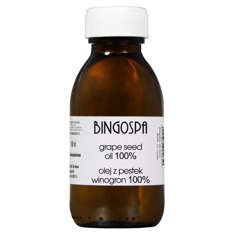 Olej z pestek winogron 100% BINGOSPA 100 ml